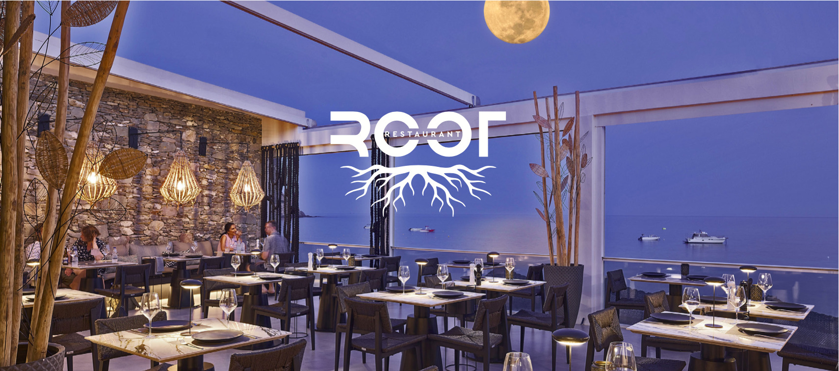 Root restaurant Milos island